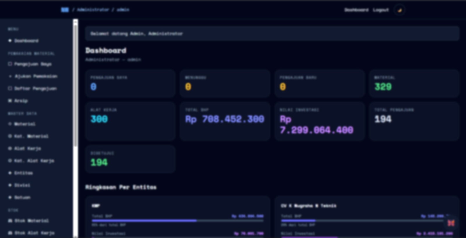 Sistem Warehouse Management (WMS) - screenshot